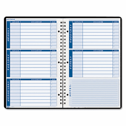 HOD2575 Non-Dated Assignment Book For Intermediate Grades, 7 x 11, Blue/White Pages By HOUSE OF DOOLITTLE