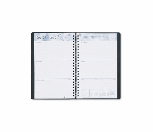 HOD27502 Academic Weekly/Monthly Appointment Book/Planner, 5 x 8, Black, 2012-2013 By HOUSE OF DOOLITTLE