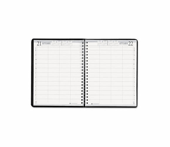HOD28292 Executive Hardcover 4-Person Group Practice Appt. Book, 8 x 11, Black, 2013 By HOUSE OF DOOLITTLE