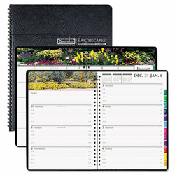 HOD294632 Gardens of the World Weekly/Monthly Planner, 7 x 10, Black, 2013 By HOUSE OF DOOLITTLE