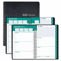 HOD29602 Express Track Weekly/Monthly Appointment Book, 8-1/2 x 11, Black, 2013-2014 By HOUSE OF DOOLITTLE