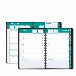 HOD29802 Express Track Daily Appointment Book/Monthly Planner, 5 x 8, Black, 2013 By HOUSE OF DOOLITTLE