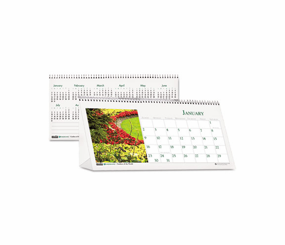 HOD309 Garden Photos Desk Tent Monthly Calendar, 8-1/2 x 4-1/2, 2013 By HOUSE OF DOOLITTLE