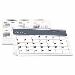 HOD3679 Bar Harbor Desk Tent Monthly Calendar, 7 x 4-1/4, 2013 By HOUSE OF DOOLITTLE