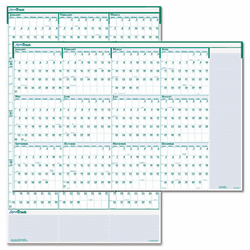HOD392 Express Track Reversible/Erasable Yearly Wall Calendar, 24 x 37, 2013 By HOUSE OF DOOLITTLE