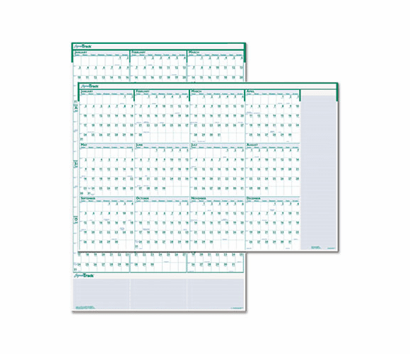 HOD392 Express Track Reversible/Erasable Yearly Wall Calendar, 24 x 37, 2013 By HOUSE OF DOOLITTLE