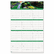 HOD394 Gardens of the World Reversible/Erasable Wall Calendar, 24 x 37, 2013 By HOUSE OF DOOLITTLE