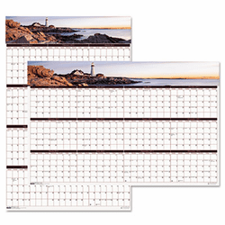 HOD3968 Earthscapes Coastline Scenes Reversible/Erasable Wall Calendar, 24 x 37, 2013 By HOUSE OF DOOLITTLE