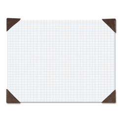 HOD410003 Refillable Compact Doodle Pad, Ruled Pad, 18 1/2 x 13, White/Brown By HOUSE OF DOOLITTLE