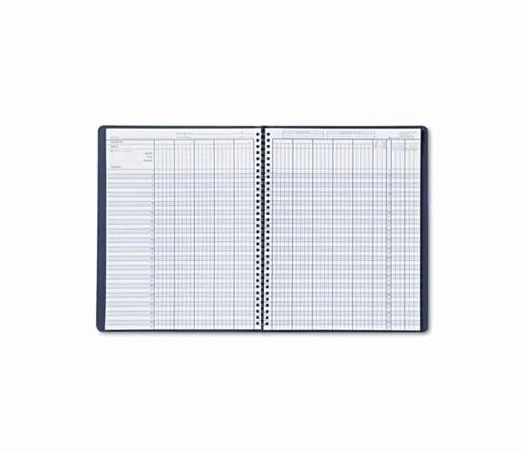 HOD51407 Class Book, Embossed Leather-Like Cover, 11 x 8-1/2, Blue By HOUSE OF DOOLITTLE