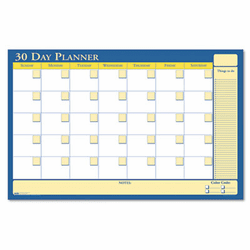 HOD631 Nondated Reversible Laminated Organizer, 30/60 Day, 36 x 24 By HOUSE OF DOOLITTLE