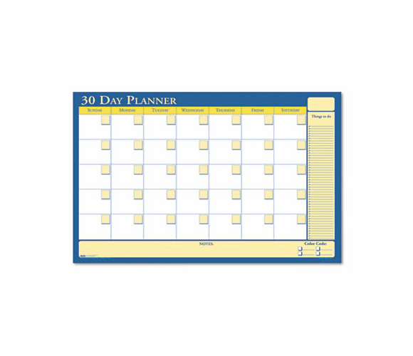 HOD631 Nondated Reversible Laminated Organizer, 30/60 Day, 36 x 24 By HOUSE OF DOOLITTLE