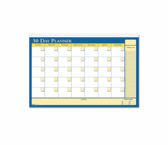 HOD6311 Nondated Reversible Laminated Organizer, 30/60 Day, 48 x 32 By HOUSE OF DOOLITTLE