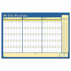 HOD637 Nondated Reversible Laminated Organizer, 90/120 Day, 36 x 24 By HOUSE OF DOOLITTLE