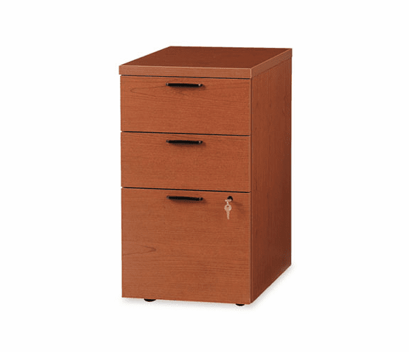 HON105102JJ 10500 Series Box/Box/File Mobile Pedestal, 15-3/4w x 22-3/4d x 28h, Henna Cherry By HON COMPANY