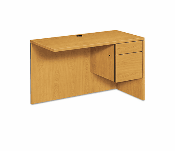 HON10515RCC 10500 Series �L� Workstation Return, 3/4 Height Right Ped, 48w x 24d, Harvest By HON COMPANY