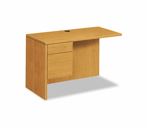 HON10516LCC 10500 Series “L” Workstation Return, 3/4 Height Left Ped, 48w x 24d, Harvest By HON COMPANY