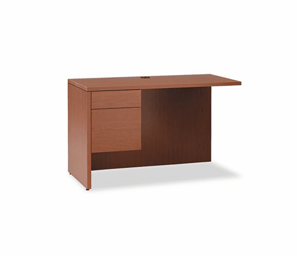 HON10516LHH 10500 Series �L� Workstation Return, 3/4 Height Left Ped, 48w x 24d, Bourbon CY By HON COMPANY