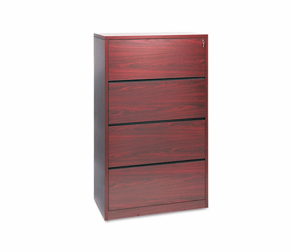 HON10516NN 10500 Series Four-Drawer Lateral File, 36w x 20d x 59-1/8h, Mahogany By HON COMPANY