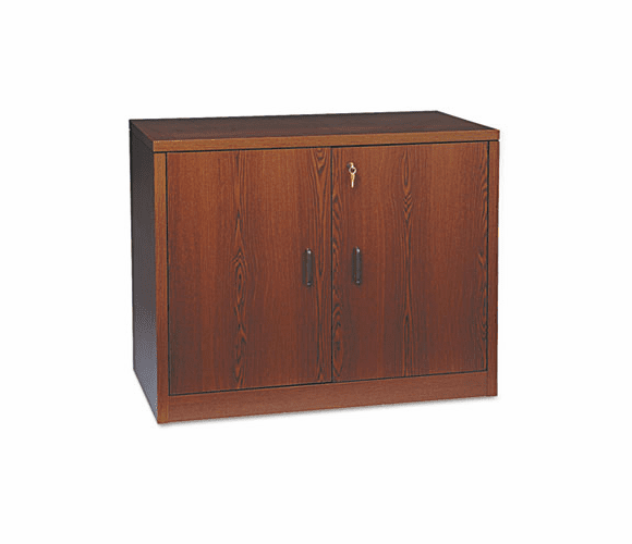 HON105291NN 10500 Series Storage Cabinet With Doors, 36w x 20d x 29-1/2h, Mahogany By HON COMPANY