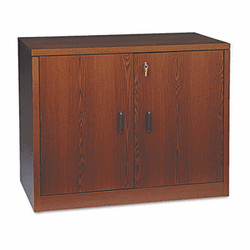 HON105291NN 10500 Series Storage Cabinet With Doors, 36w x 20d x 29-1/2h, Mahogany By HON COMPANY