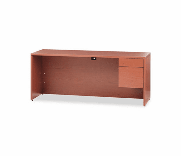 HON10545RJJ 10500 Series 3/4-Height Right Pedestal Credenza, 72w x 24d x 29-1/2h, Henna CY By HON COMPANY