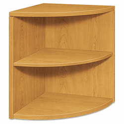 HON105520CC 10500 Series Two-Shelf End Cap Bookshelf, 24w x 24d x 29-1/2h, Harvest By HON COMPANY