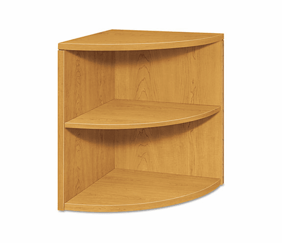HON105520CC 10500 Series Two-Shelf End Cap Bookshelf, 24w x 24d x 29-1/2h, Harvest By HON COMPANY