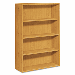 HON105534CC 10500 Series Bookcase, 4 Shelves, 36w x 13-1/8d x 57-1/8h, Harvest By HON COMPANY