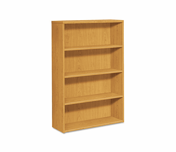 HON105534CC 10500 Series Bookcase, 4 Shelves, 36w x 13-1/8d x 57-1/8h, Harvest By HON COMPANY