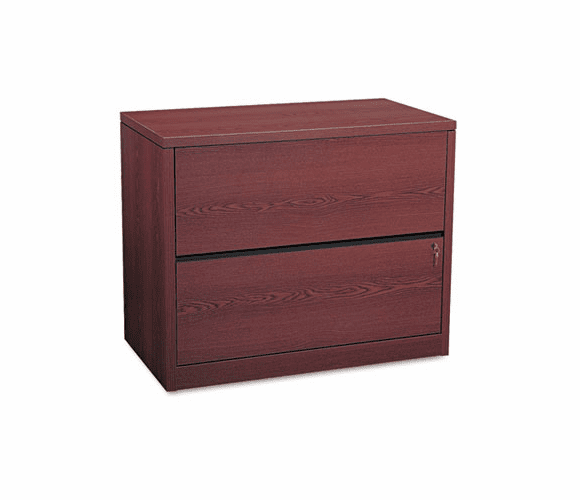 HON10563NN 10500 Series Two-Drawer Lateral File, 36w x 20d x 29-1/2h, Mahogany By HON COMPANY