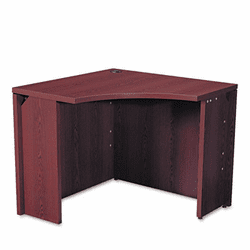 HON105810NN 10500 Series Curved Corner Workstation, 18 x 36 x 36 x 18 x 29-1/2h, Mahogany By HON COMPANY