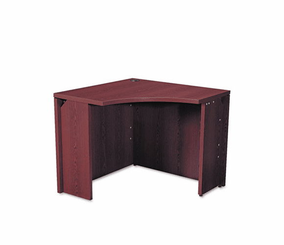 HON105810NN 10500 Series Curved Corner Workstation, 18 x 36 x 36 x 18 x 29-1/2h, Mahogany By HON COMPANY