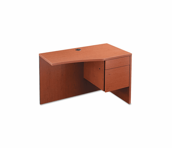 HON105817RJJ 10500 Series Curved Return, Right, 42w x 18-24d x 29-1/2h, Henna Cherry By HON COMPANY