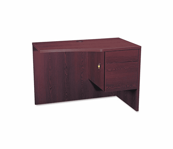 HON105817RNN 10500 Series Curved Return, Right, 42w x 18-24d x 29-1/2h, Mahogany By HON COMPANY