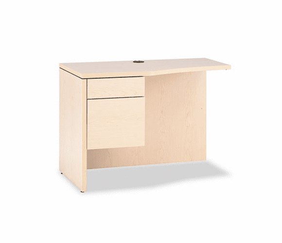 HON105818LDD 10500 Series Curved Return, Left, 42w x 18-24d x 29-1/2h, Natural Maple By HON COMPANY
