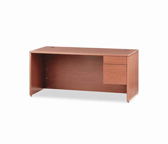 HON10583RHH 10500 "L" Workstation Right 3/4-Height Ped Desk, 66w x 30d x 29-1/2h, Bourbon CY By HON COMPANY