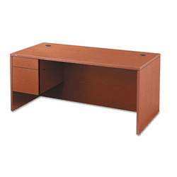 HON10584LJJ 10500 "L" Workstation Left 3.4-Height Pedestal Desk, 66 x 30 x 29-1/2, Henna CY By HON COMPANY