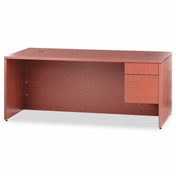 HON10585RJJ 10500 Large "L" Workstation Right 3/4-Height Pedestal Desk, 72w x 36d, Henna CY By HON COMPANY
