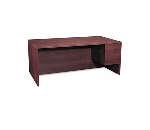 HON10585RNN 10500 Large "L" or "U" Workstation Right 3/4-Height Ped Desk, 72w x 36d, Harvest By HON COMPANY