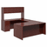 HON105895RNN 10500 "L" Workstation Single Ped Desk, Right Full-Height Ped, 72 x 36, Mahogany By HON COMPANY