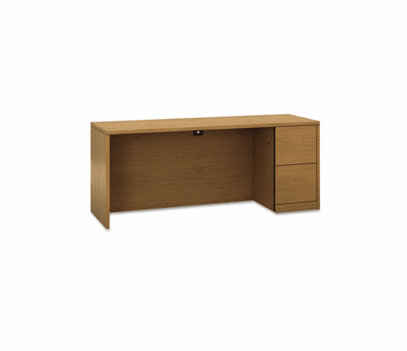 HON105903RCC 10500 Series Full-Height Right Pedestal Credenza, 72w x 24d x 29-1/2h, Harvest By HON COMPANY