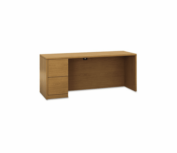 HON105904LCC 10500 Series Full-Height Left Pedestal Credenza, 72 x 24 x 29-1/2, Harvest By HON COMPANY