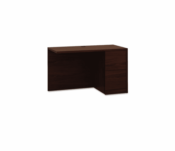 HON105905RNN 10500 Series “L” Workstation Return, Full-Height Right Ped, 48w x 29d, Mahogany By HON COMPANY