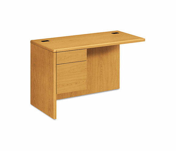 HON10716LCC 10700 "L" Workstation Return, Left 3/4 Pedestal, 48w x 24d x 29-1/2h, Harvest By HON COMPANY