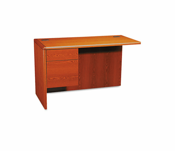 HON10716LJJ 10700 "L" Workstation Return, Left 3/4 Pedestal, 48w x 24d x 29-1/2h, Henna CY By HON COMPANY