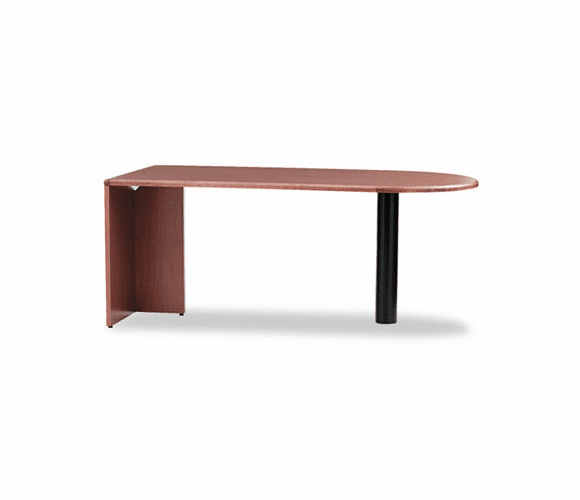 HON10721HH 10700 Series Peninsula, Steel Support Column, 72w x 36d x 29-1/2h, Bourbon Chry By HON COMPANY