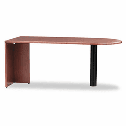 HON10721HH 10700 Series Peninsula, Steel Support Column, 72w x 36d x 29-1/2h, Bourbon Chry By HON COMPANY