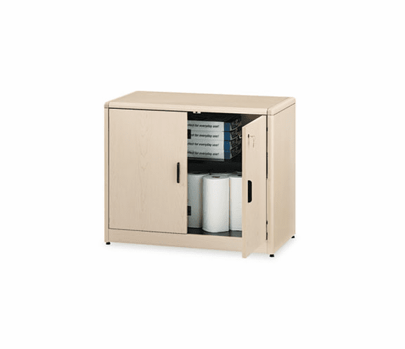 HON107291DD 10700 Series Locking Storage Cabinet, 36w x 20d x 29-1/2h, Natural Maple By HON COMPANY
