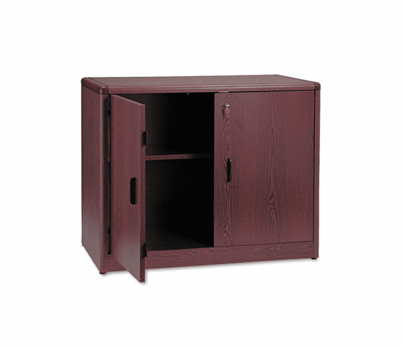 HON107291NN 10700 Series Locking Storage Cabinet, 36w x 20d x 29-1/2h, Mahogany By HON COMPANY